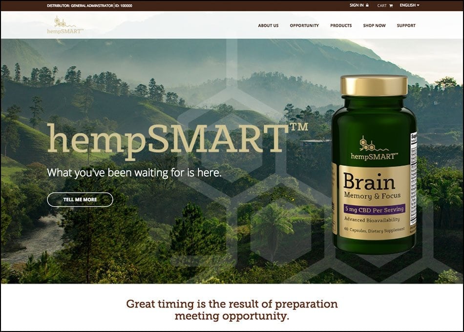 Hemp Smart Website Preview