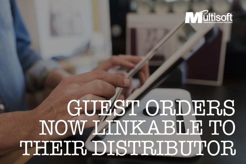 MLM Distributor Guest Orders