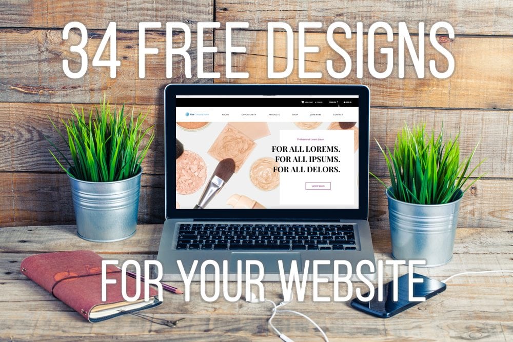 34 Free Website Templates For Your MLM Software