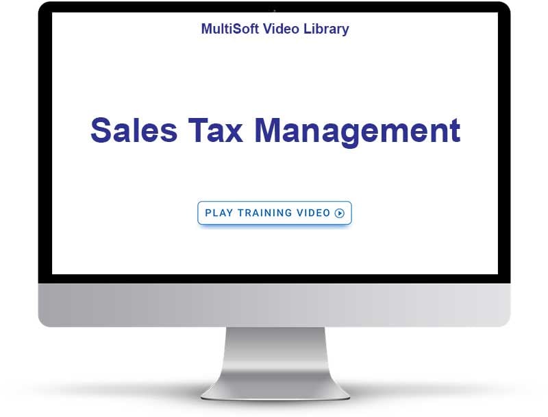 MLM Sales Tax Management